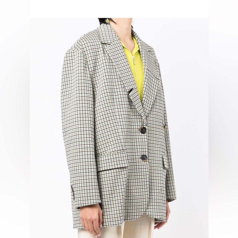 Tibi Liam Checked Blazer